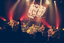 8月27日に行われた「Amazing Battle Royal」でのひめキュンフルーツ缶のステージ。（撮影：西槙太一）