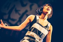 8月27日に行われた「Amazing Battle Royal」でのひめキュンフルーツ缶のステージ。（撮影：西槙太一）