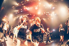 8月28日に行われた「ひめキュン祭 ～ 大江戸アイドロール！SPECIAL 其の参」でのひめキュンフルーツ缶のステージ。（撮影：西槙太一）