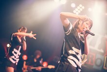 8月28日に行われた「ひめキュン祭 ～ 大江戸アイドロール！SPECIAL 其の参」でのひめキュンフルーツ缶のステージ。（撮影：西槙太一）