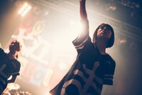 8月28日に行われた「ひめキュン祭 ～ 大江戸アイドロール！SPECIAL 其の参」でのひめキュンフルーツ缶のステージ。（撮影：西槙太一）