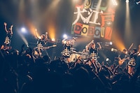 8月28日に行われた「ひめキュン祭 ～ 大江戸アイドロール！SPECIAL 其の参」でのひめキュンフルーツ缶のステージ。（撮影：西槙太一）