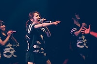 8月28日に行われた「ひめキュン祭 ～ 大江戸アイドロール！SPECIAL 其の参」でのひめキュンフルーツ缶のステージ。（撮影：西槙太一）