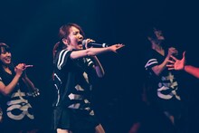 8月28日に行われた「ひめキュン祭 ～ 大江戸アイドロール！SPECIAL 其の参」でのひめキュンフルーツ缶のステージ。（撮影：西槙太一）