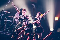 8月28日に行われた「ひめキュン祭 ～ 大江戸アイドロール！SPECIAL 其の参」でのnanoCUNEのステージ。（撮影：西槙太一）