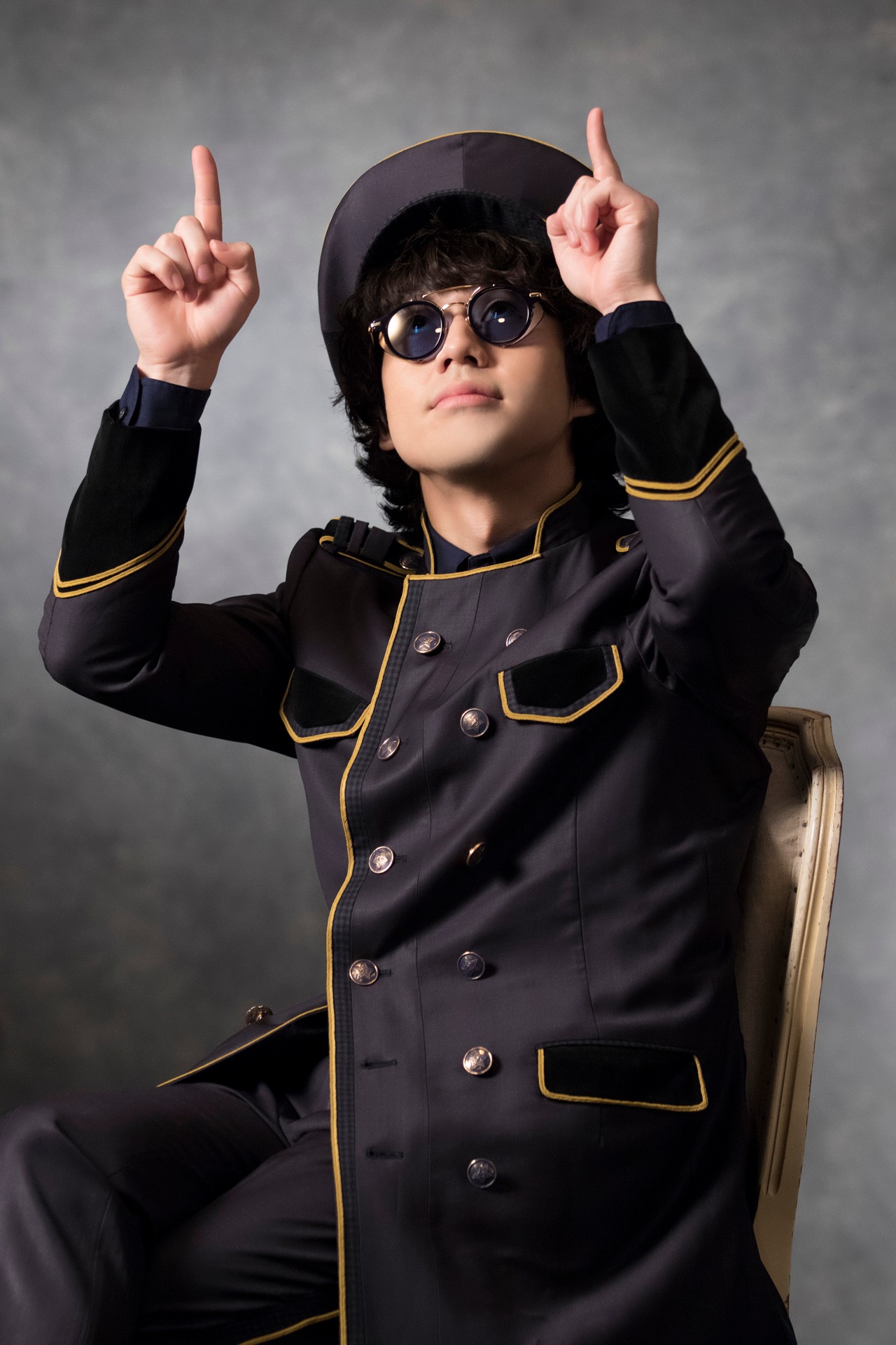 CM撮影中のNakajin。