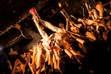 「Droog presents 3ヶ月連続企画『VS』」7月12日の東京・下北沢SHELTER公演の様子。(Photo by Ohagi)