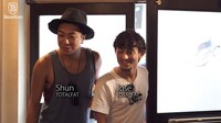 「Dragon Ash's Bowline Party」に出演するTOTALFATのShun（左）とJose（右）。