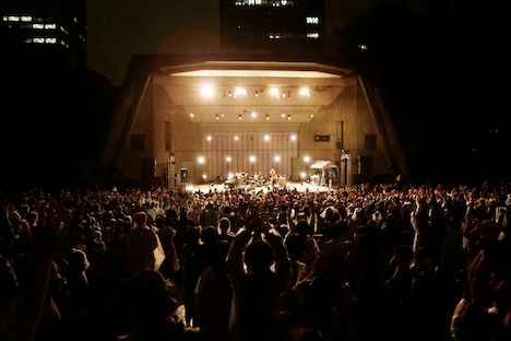 キセル「野音でキセル 2015」の様子。（撮影：三浦知也）