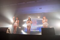 晏美蘭によるライブの様子。