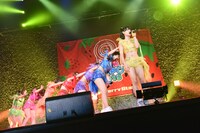 アップアップガールズ（仮）によるライブの様子。
