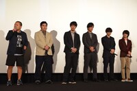 「バクマン。」完成披露舞台挨拶の様子。