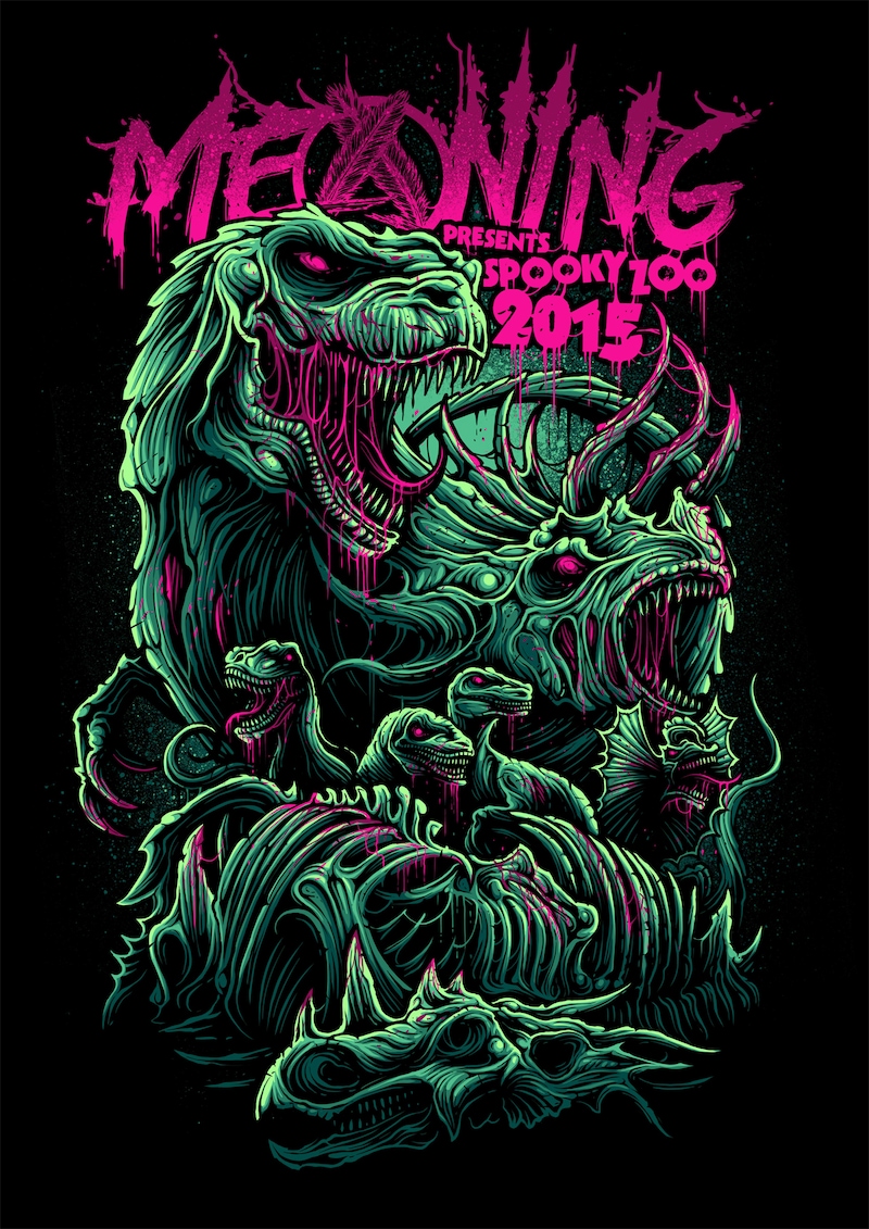 「MEANING pre"SPOOKY ZOO 2015"」メインビジュアル