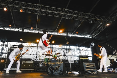 朝の本気ダンス（撮影：米田真也）