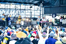 bonobosのライブの様子。（撮影：河上良）