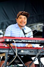 bonobosのライブの様子。（撮影：河上良）