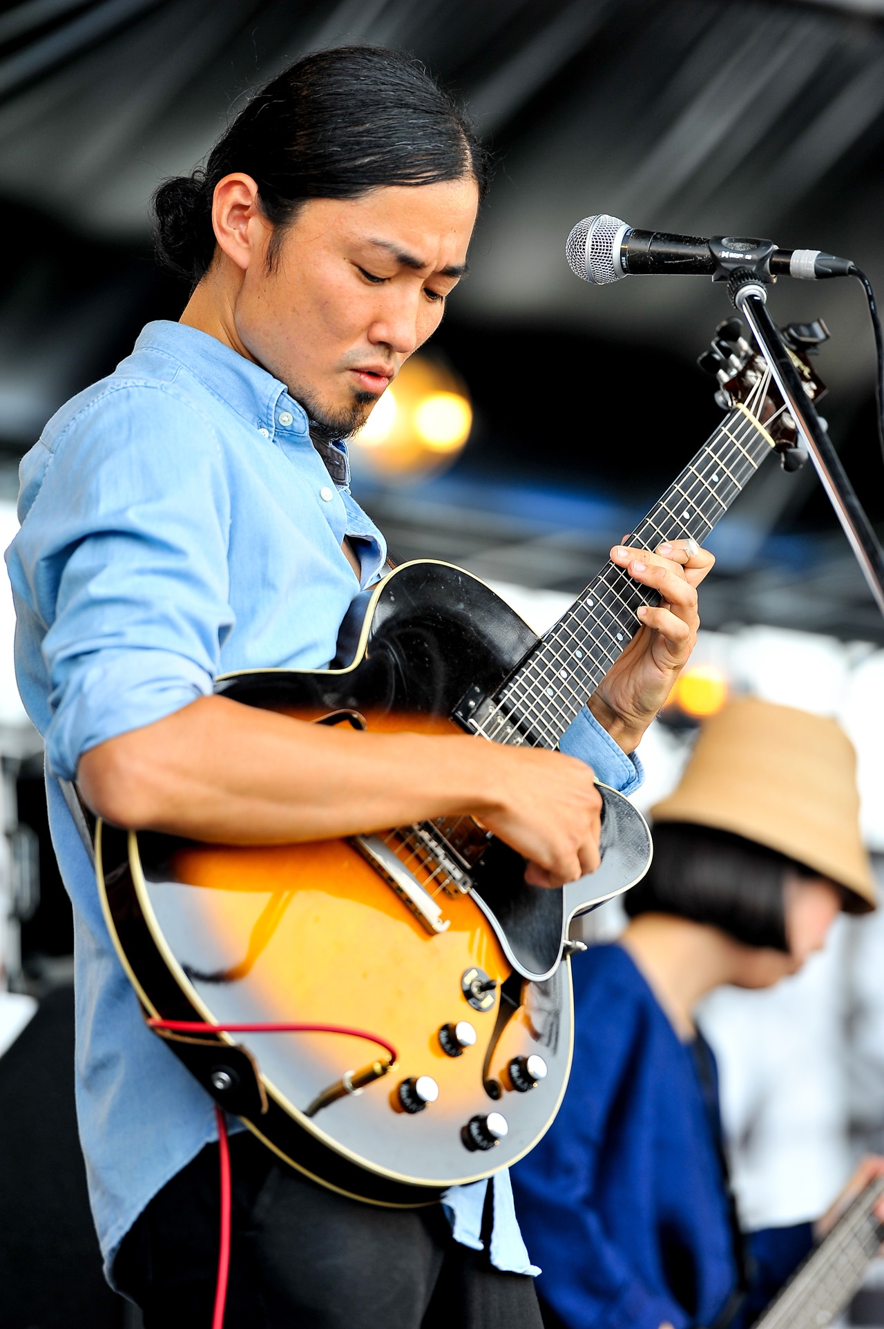 bonobosのライブの様子。（撮影：河上良）