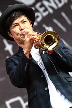 東京スカパラダイスオーケストラのライブの様子。（撮影：渡邉一生）