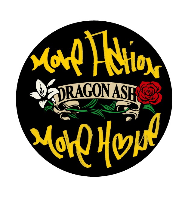 Kjデザインの「MORE ACTION,MORE HOPE.」コラボ缶バッジ。
