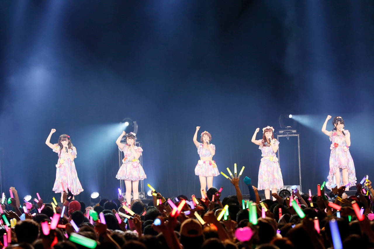 「℃-ute Cutie Circuit 2015 ～9月10日は℃-uteの日～」の様子。（写真提供：アップフロントエージェンシー）