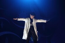 サカナクション「SAKANAQUARIUM 2013“sakanaction”」でのサカナクションとアンリアレイジのコラボシーン。