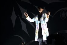 サカナクション「SAKANAQUARIUM 2013“sakanaction”」でのサカナクションとアンリアレイジのコラボシーン。