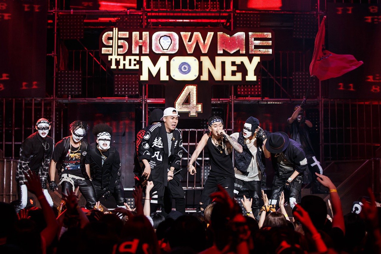 「SHOW ME THE MONEY 4」のワンシーン。（写真提供：スペースシャワーTV）
