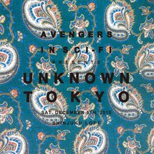 「avengers in sci-fi presents "Unknown Tokyo"」告知ビジュアル