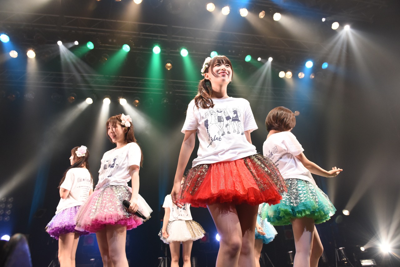 「palet SUMMER LIVE TOUR 2015～All for One～」ツアーファイナル公演の様子。