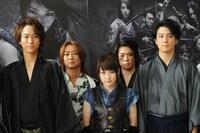 左から浅香航大、町田慎吾、川栄李奈、早乙女友貴、渡部秀。