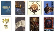 聖飢魔II“黒ミサ”ツアーパンフレット復刻第1弾8タイトルの表紙。