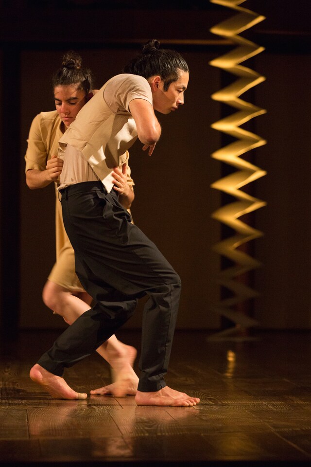 「JUDAS, CHRIST WITH SOY ユダ、キリスト ウィズ ソイ～太宰治『駈込み訴え』より～」のワンシーン。（Photo by Matron）