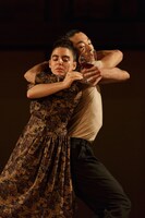 「JUDAS, CHRIST WITH SOY ユダ、キリスト ウィズ ソイ～太宰治『駈込み訴え』より～」のワンシーン。（Photo by Matron）