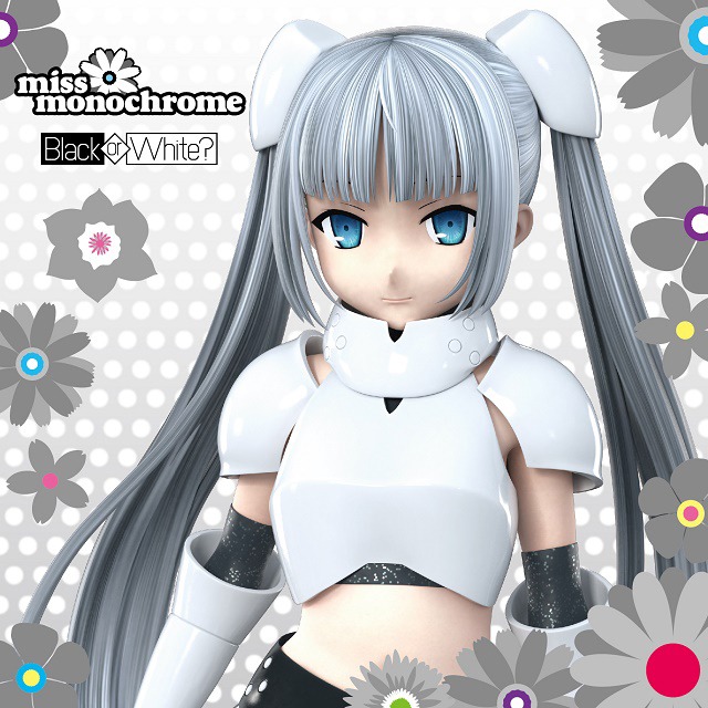 ミス・モノクローム「Black or White?」ジャケット (c)ミス・モノクローム製作委員会