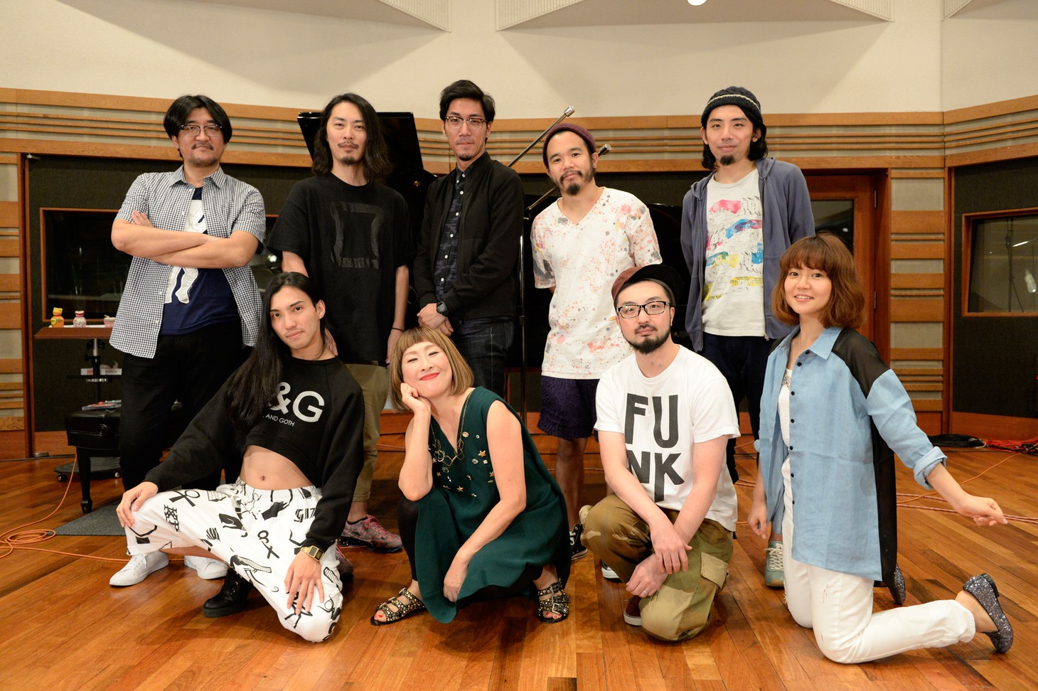 「矢野顕子 SPECIAL LIVE at VICTOR STUDIO～Welcome to Jupiter～」の参加アーティストたち。（撮影：緒車寿一）