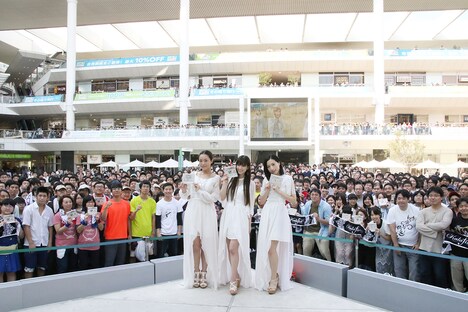 「Kalafina ニューアルバム『far on the water』 発売記念イベント」の様子。