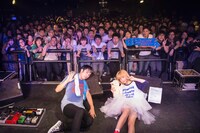 「ふぇのたす解散ライブ～2015ねん、なつ」の様子。