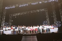 「第3回 Perfumeダンスコンテスト ～魅せよ、武道館！～」授賞式の様子。（撮影：柴田恵理）