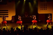 東京女子流「TOKYO GIRLS' STYLE presents LIVE PARTY 2015 -きみの▽も赤くする？-」（▽はハートマーク）の様子。