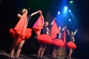 東京女子流「TOKYO GIRLS' STYLE presents LIVE PARTY 2015 -きみの▽も赤くする？-」（▽はハートマーク）の様子。