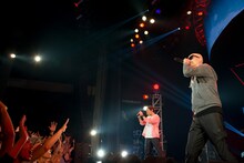 RHYMESTER「KING OF STAGE VOL. 12 Bitter, Sweet & Beautiful Release Tour 2015」公開ゲネプロの様子。（Photo by cherry chill will）