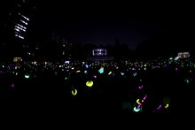 LUNKHEADの日比谷野外大音楽堂ワンマンライブの様子。 （撮影：YURI）