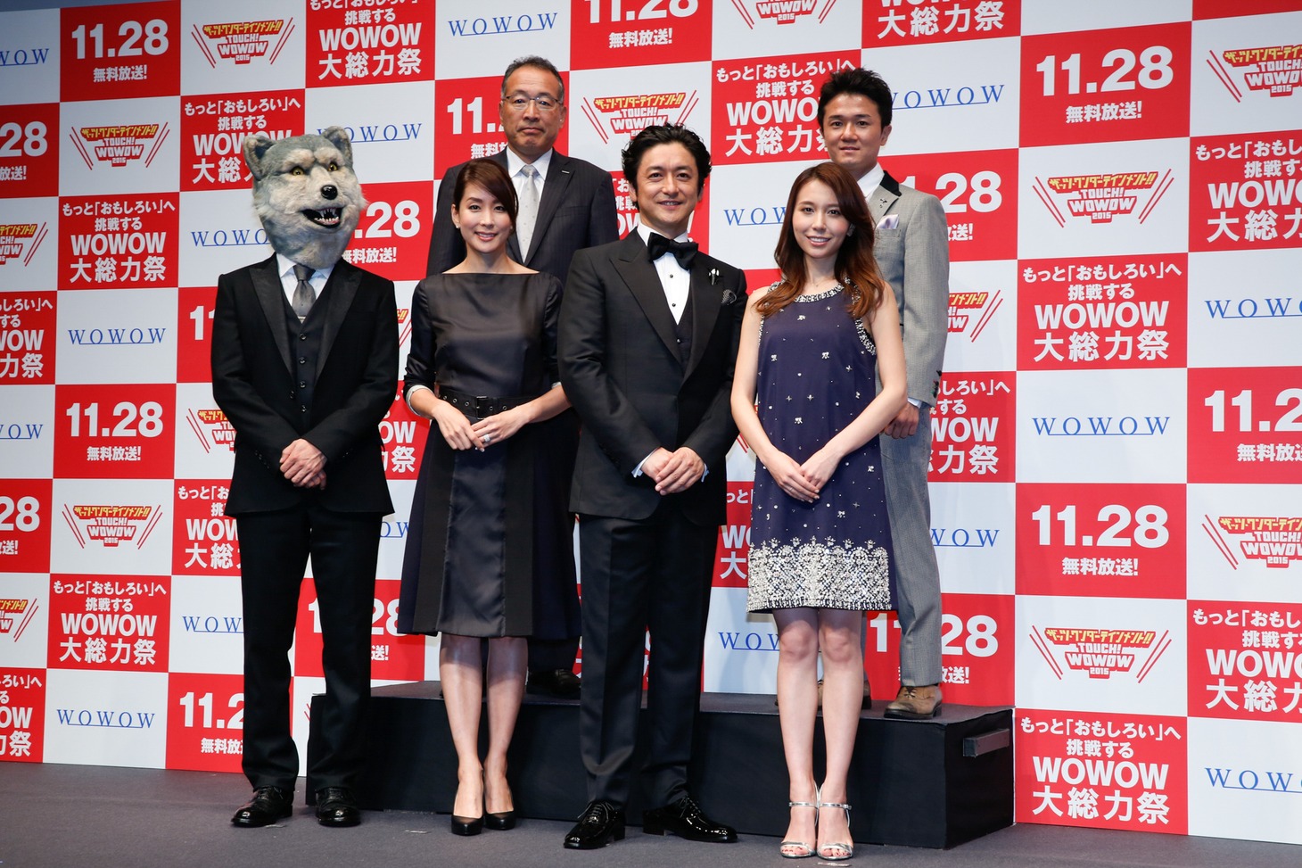 「TOUCH! WOWOW2015」記者会見の様子。