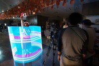 「THIS IS ISETAN UNDERGROUND」ミュージックビデオ撮影時のワンシーン。