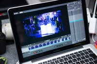 「THIS IS ISETAN UNDERGROUND」ミュージックビデオ撮影時のワンシーン。