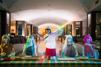 「THIS IS ISETAN UNDERGROUND」ミュージックビデオ撮影時のワンシーン。