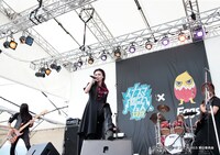 風神STAGEに登場したAKIRA。（写真提供：EPICレコードジャパン）