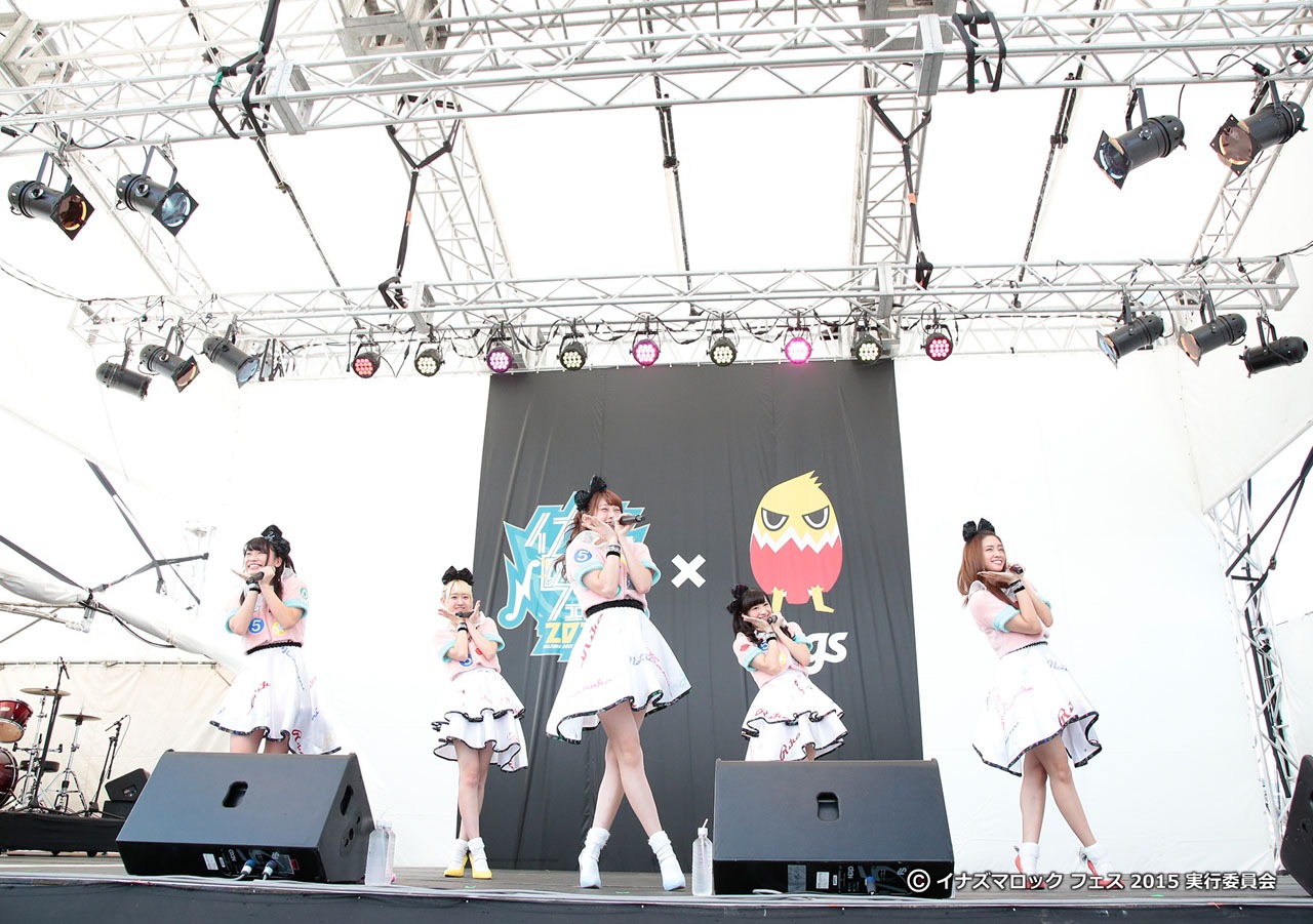 風神STAGEに登場したDoll☆Elements。（写真提供：EPICレコードジャパン）