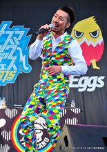 風神STAGEに登場した山猿。（写真提供：EPICレコードジャパン）