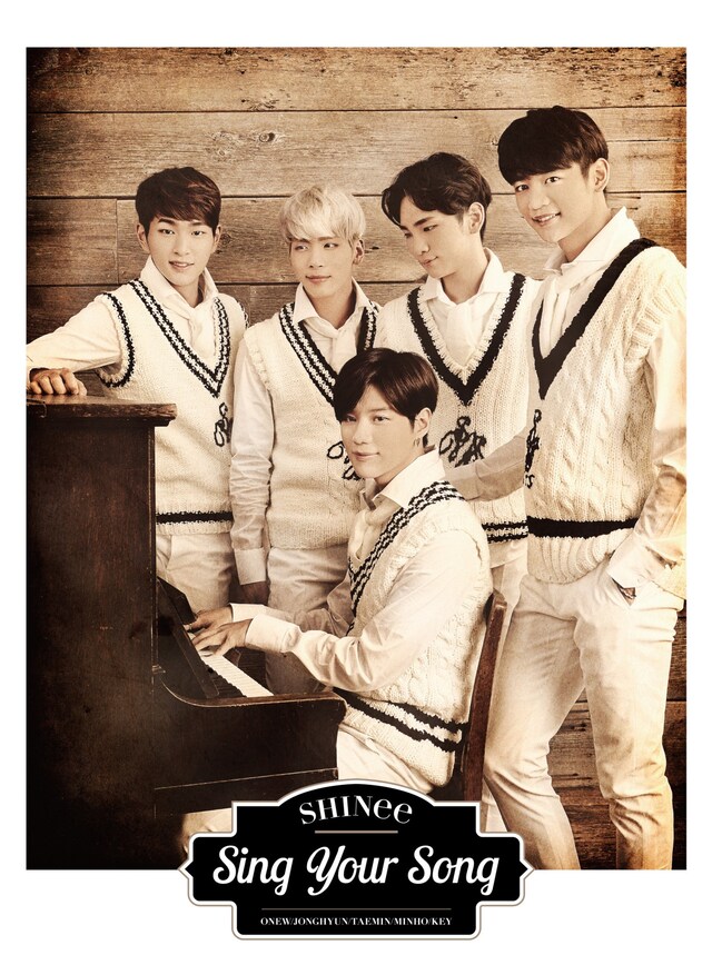 SHINee「Sing Your Song」初回限定盤ジャケット